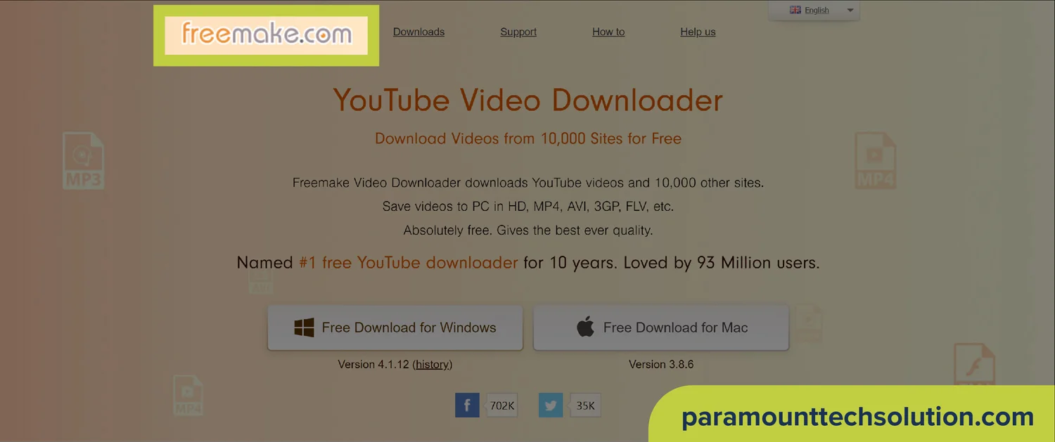 Freemake Video Downloaders free YouTube video downloader