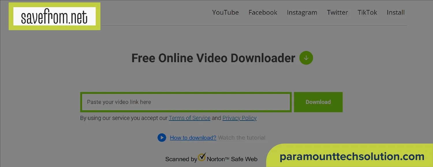 Free online video downloader in the list of YouTube downloaders