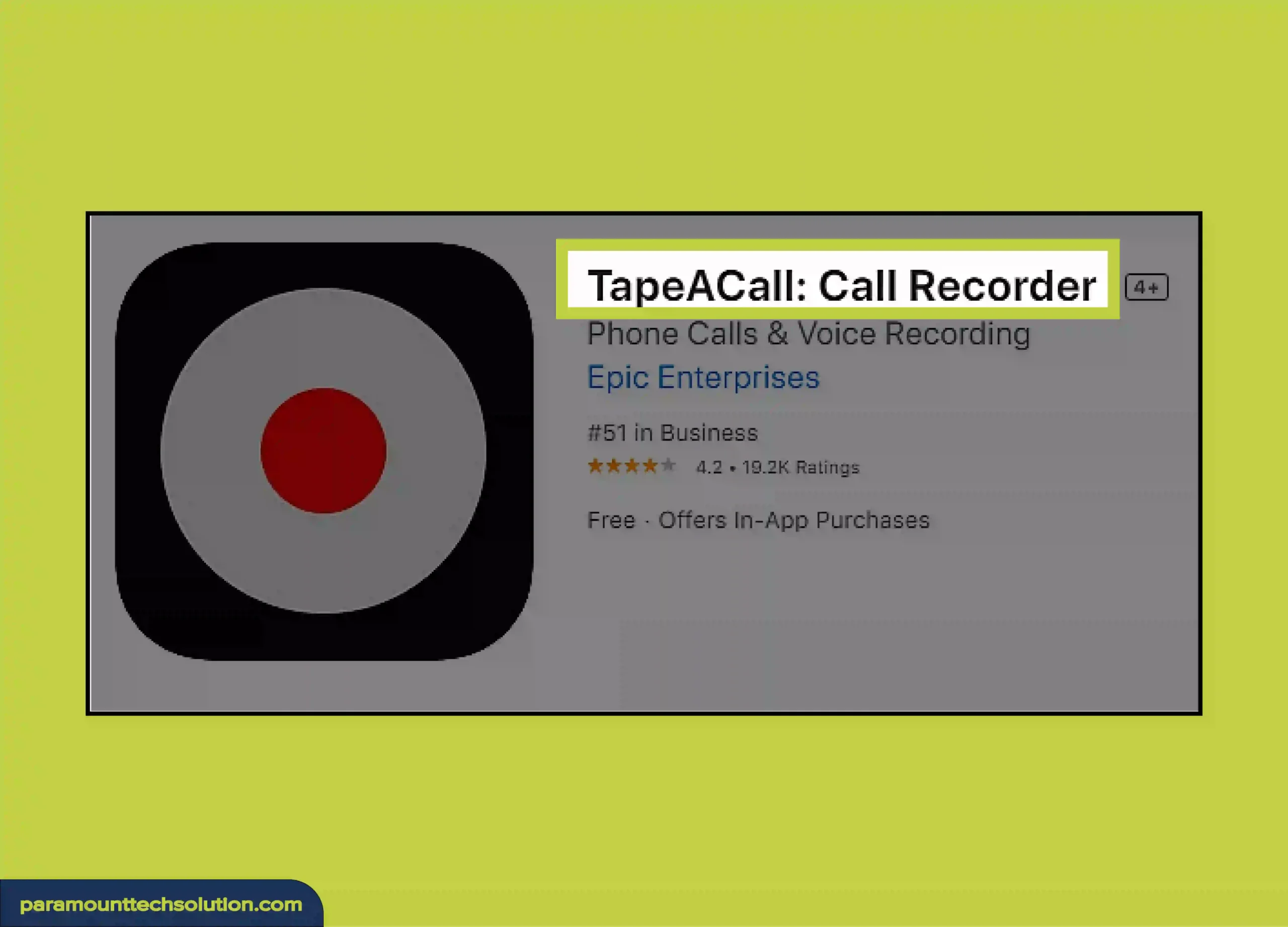 alternatives to Google Voice the TapeACall that record your incoming and outgoings calls for iphones