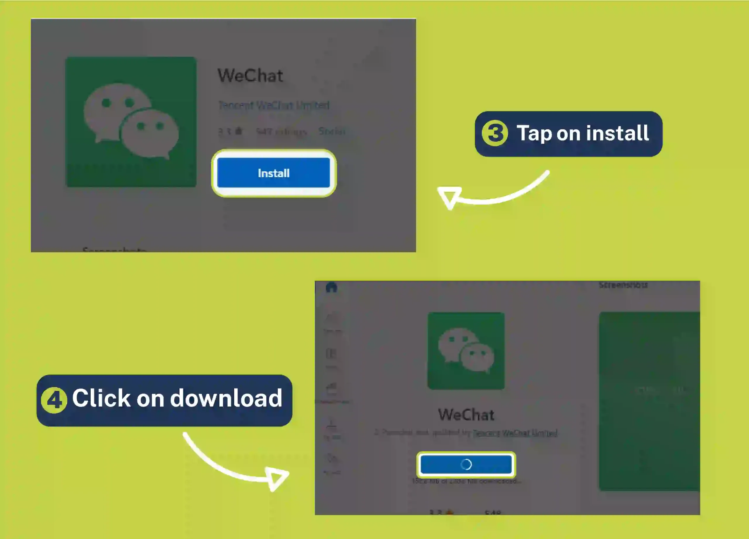 Steps to install WeChat for Mac