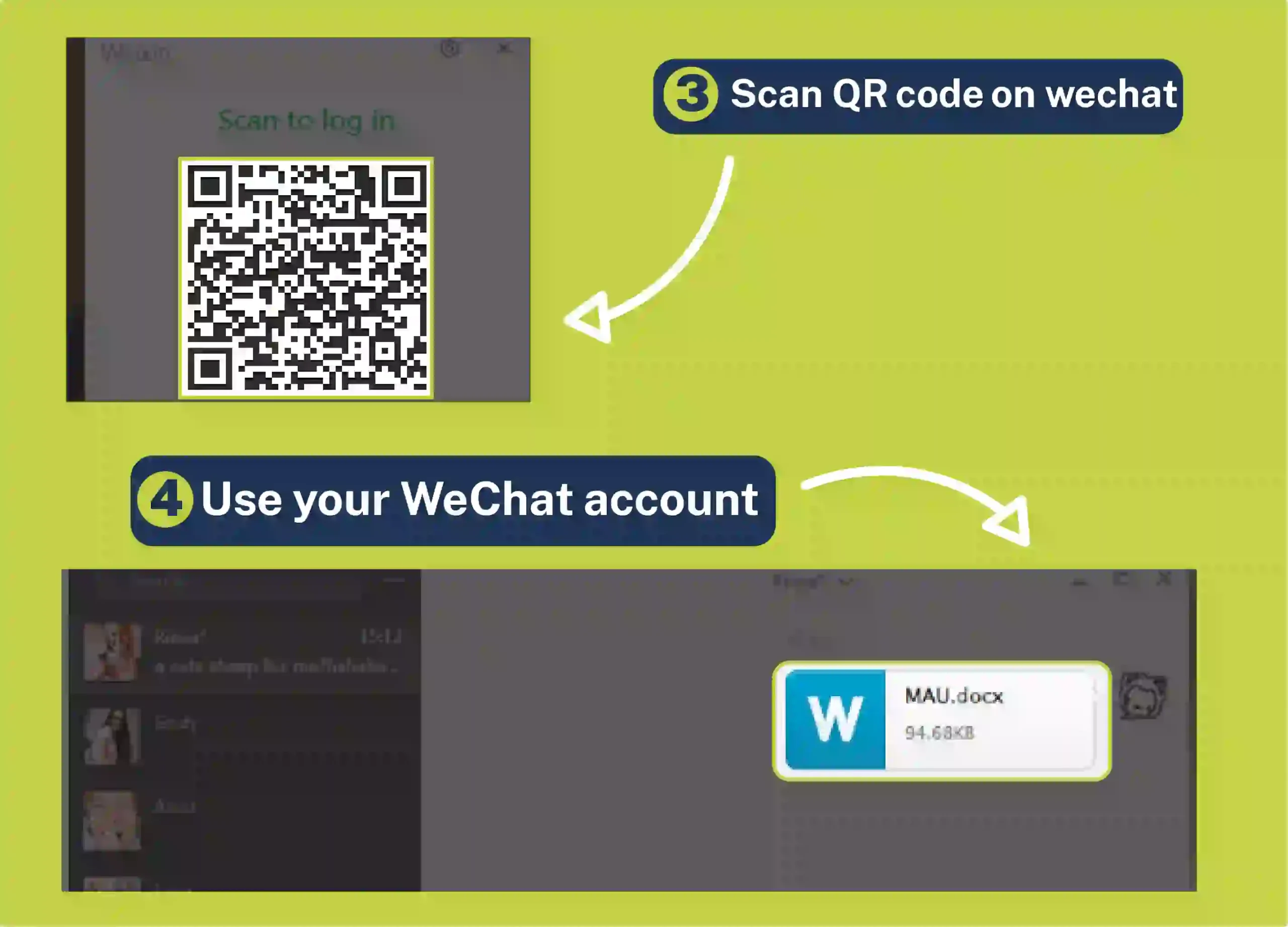 How to use WeChat on PC or Mac and Scan qr code on wechat