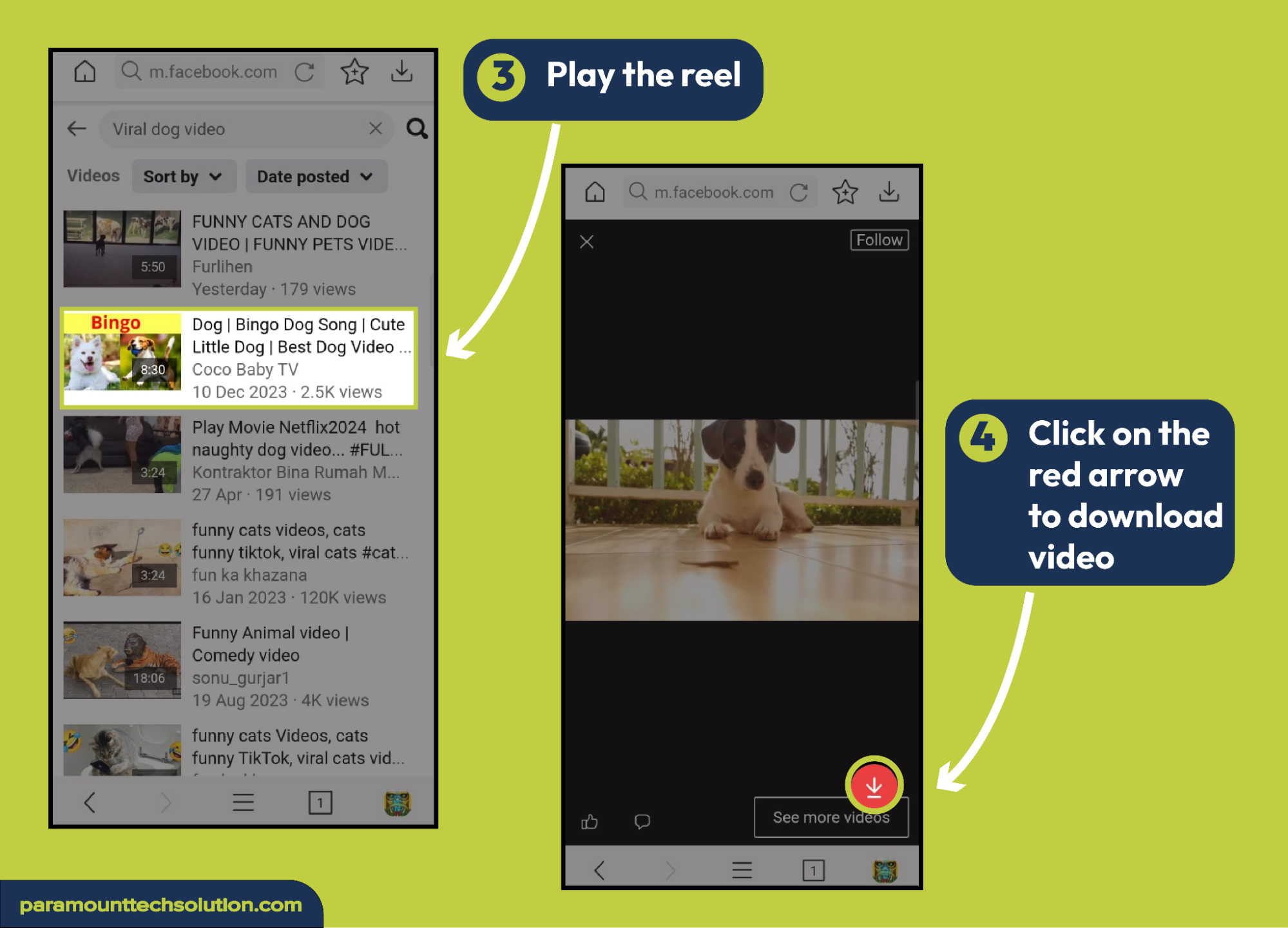 Online Fcebook Video Downloader Vidmate App to download or convert reel to mp4