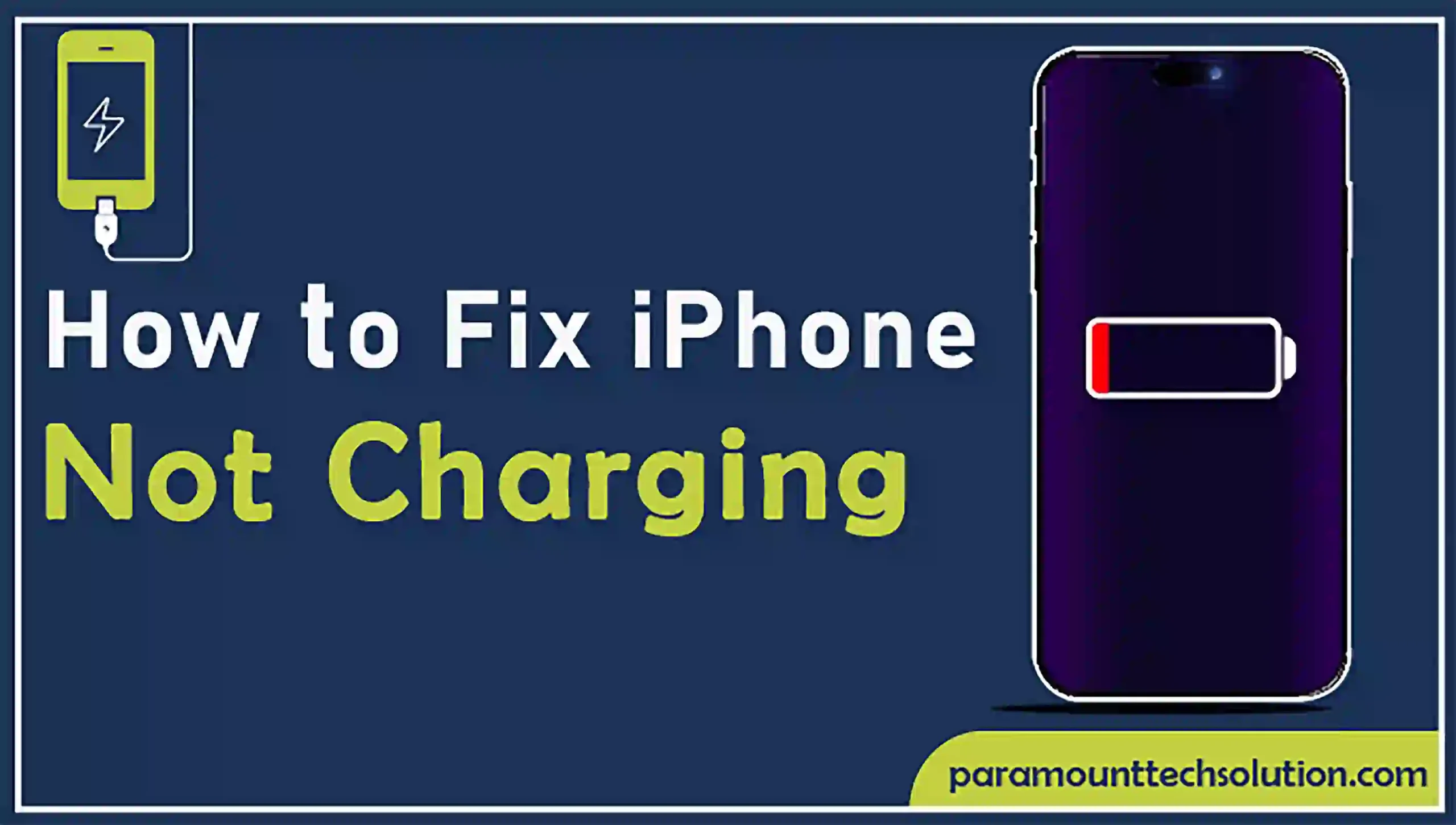 iPhone not charging