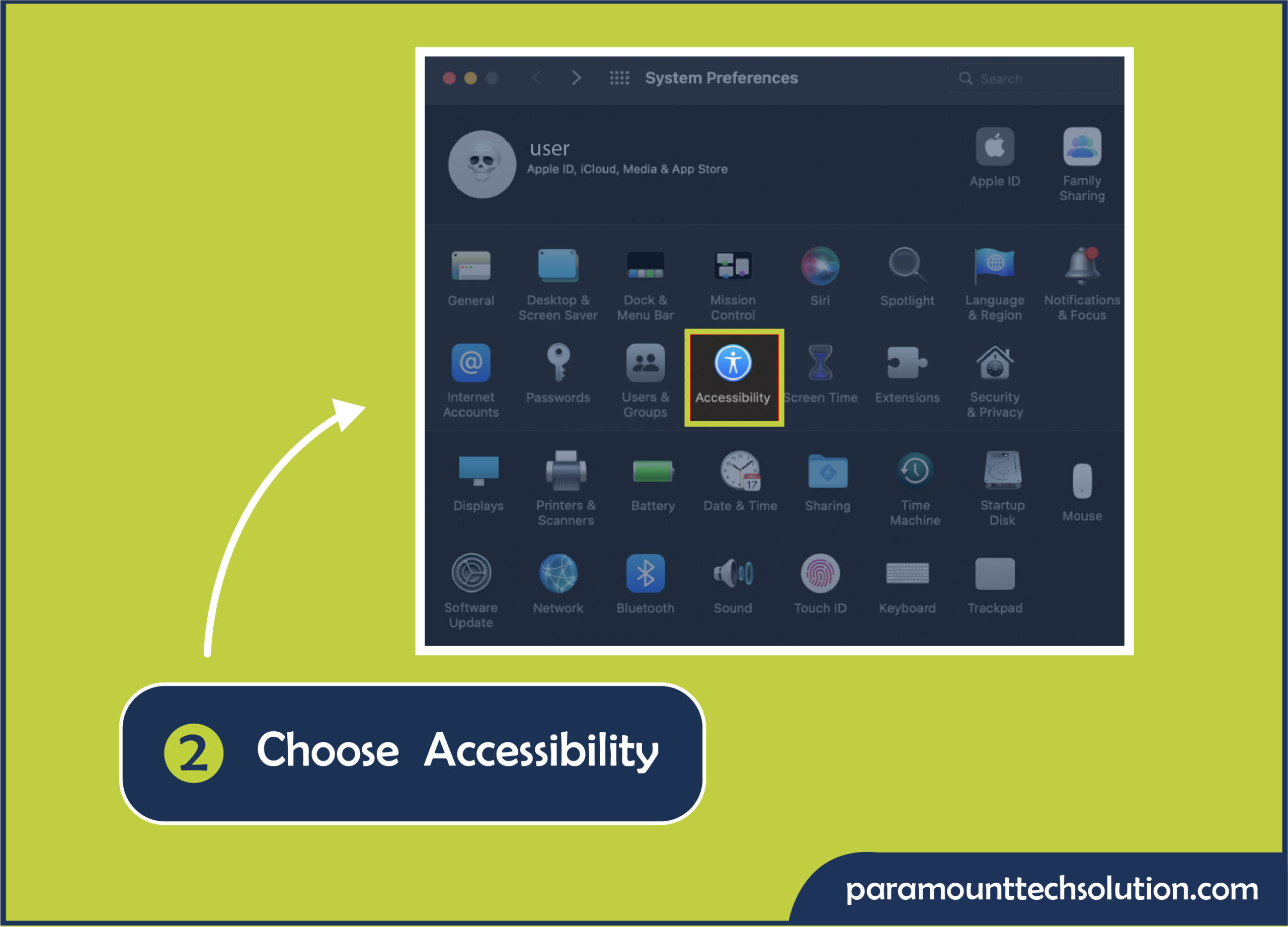 Choose Accessibility