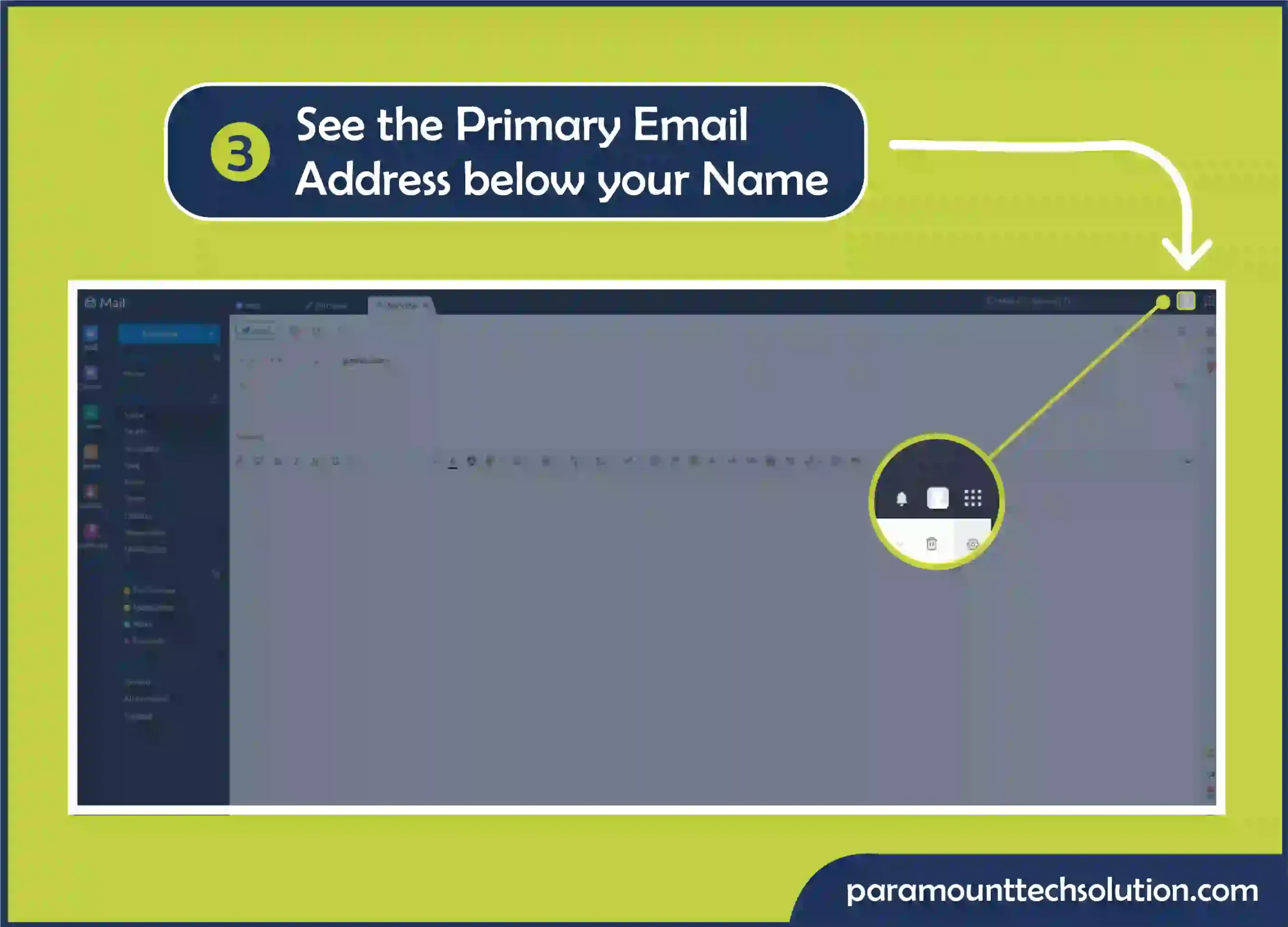 Step 3: see the Primary Email Address below your Name