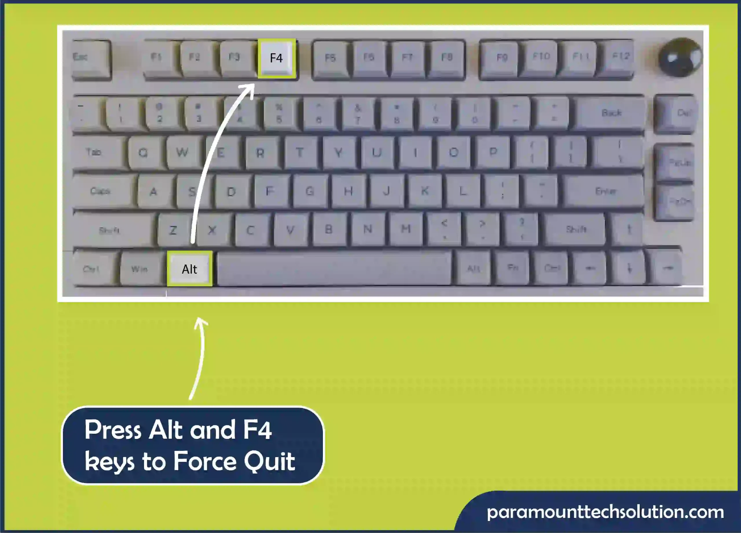 How to Force Quit on Windows using Keyboard Shortcut