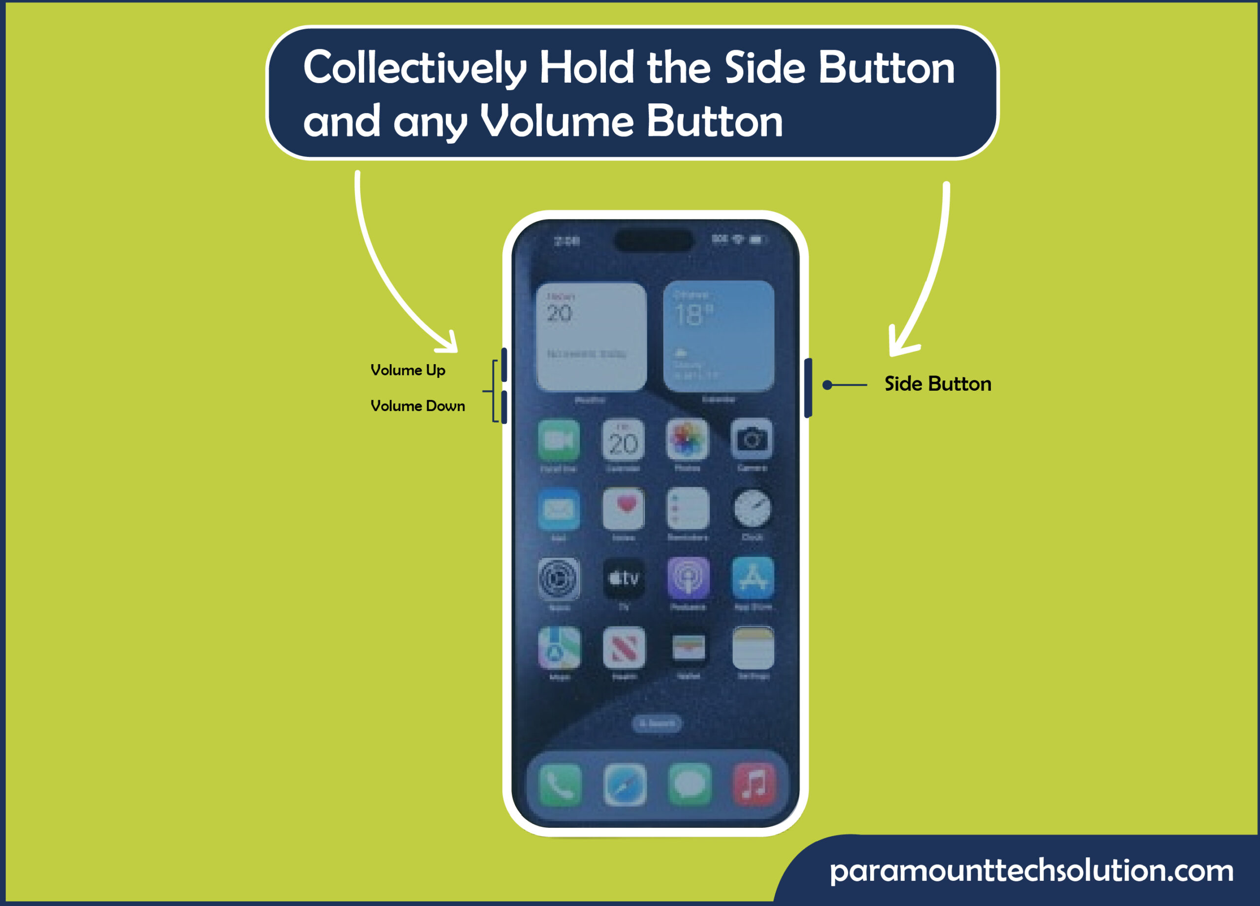 To force power off iphone Keep holding the buttons until you see a Slide to Power Off slider