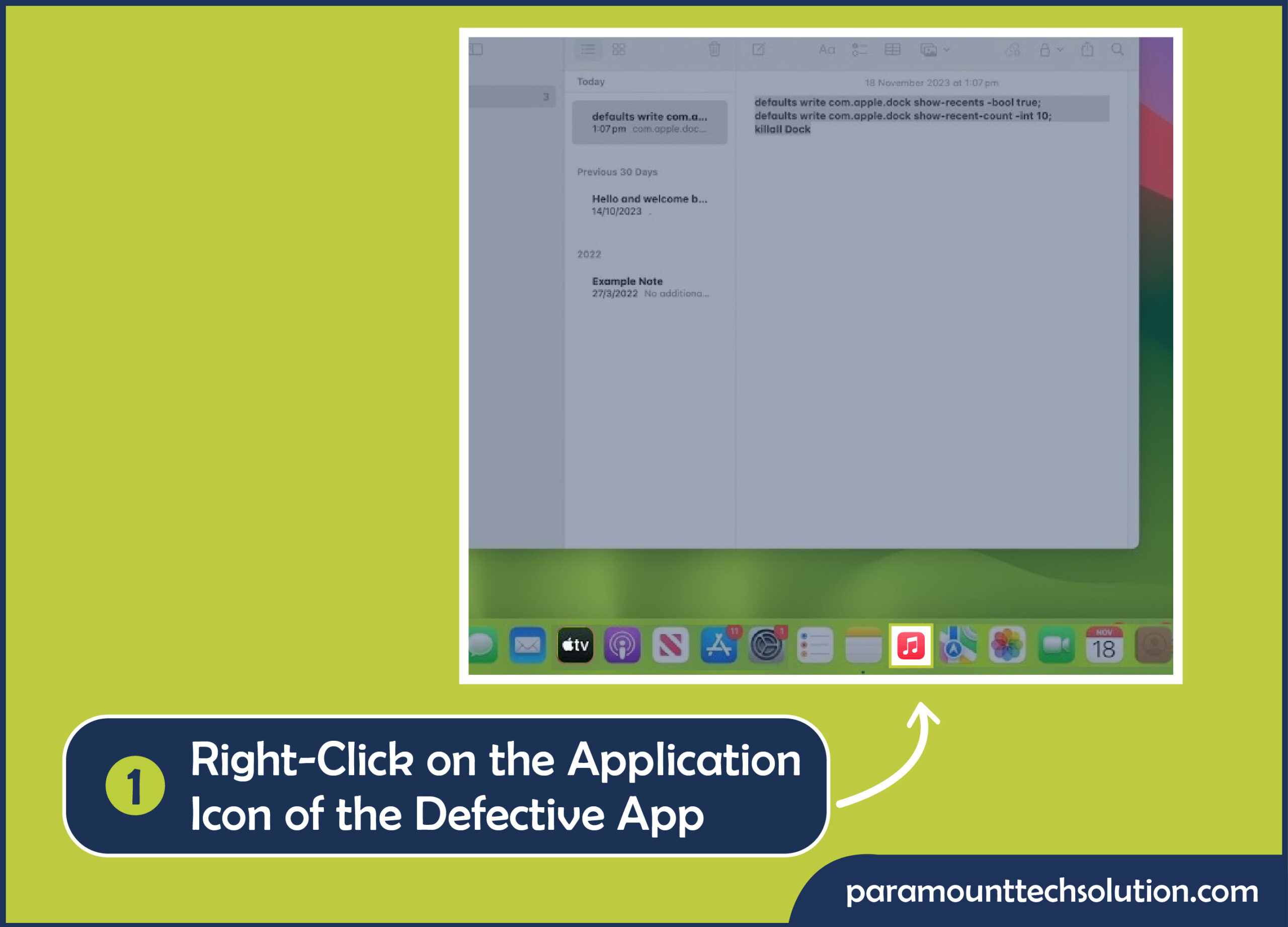 How to Force Stop in Mac using the Dock