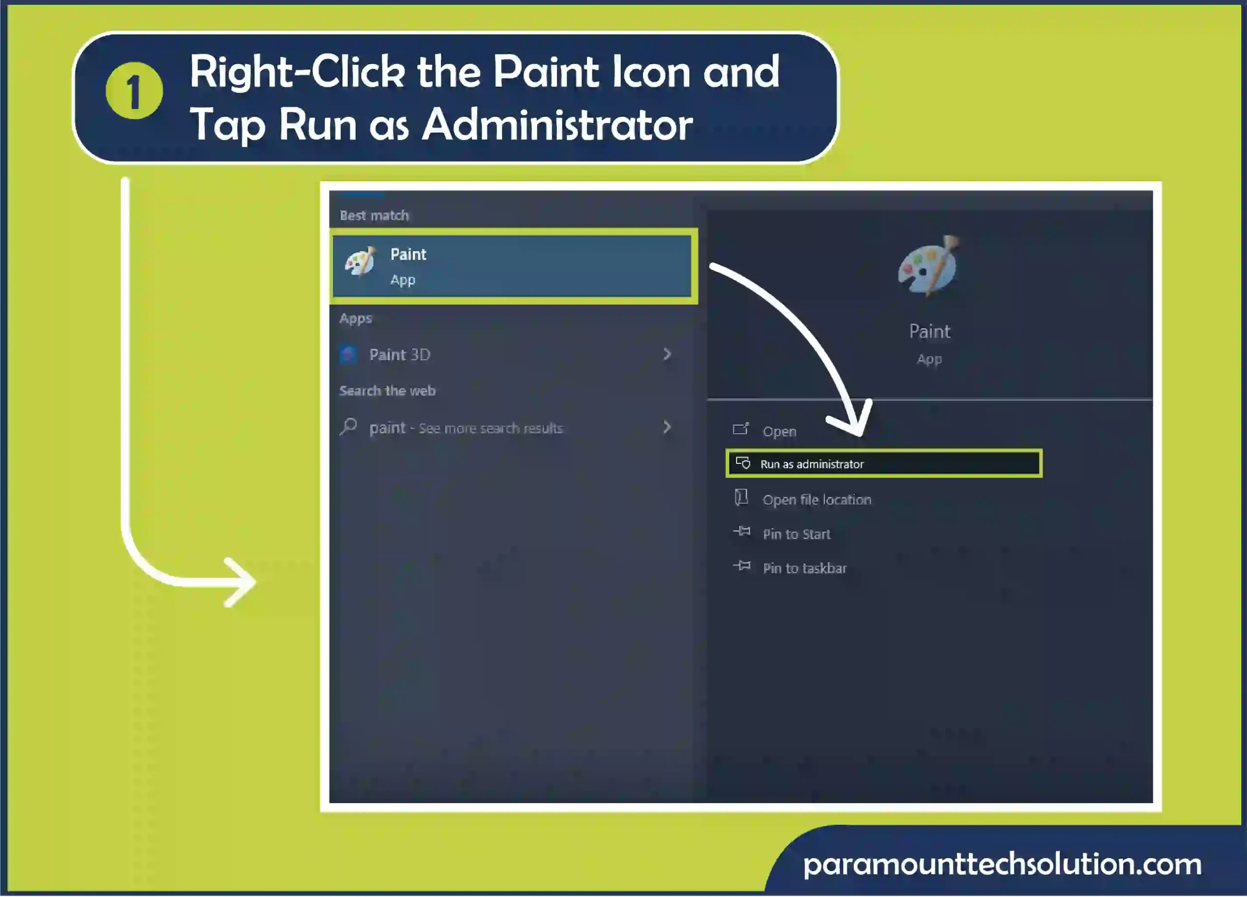 Run Photo As Administrator "you cannot access Step 1: Enter the photo editor’s name and Right-click the Paint icon and tap Run as administrator.