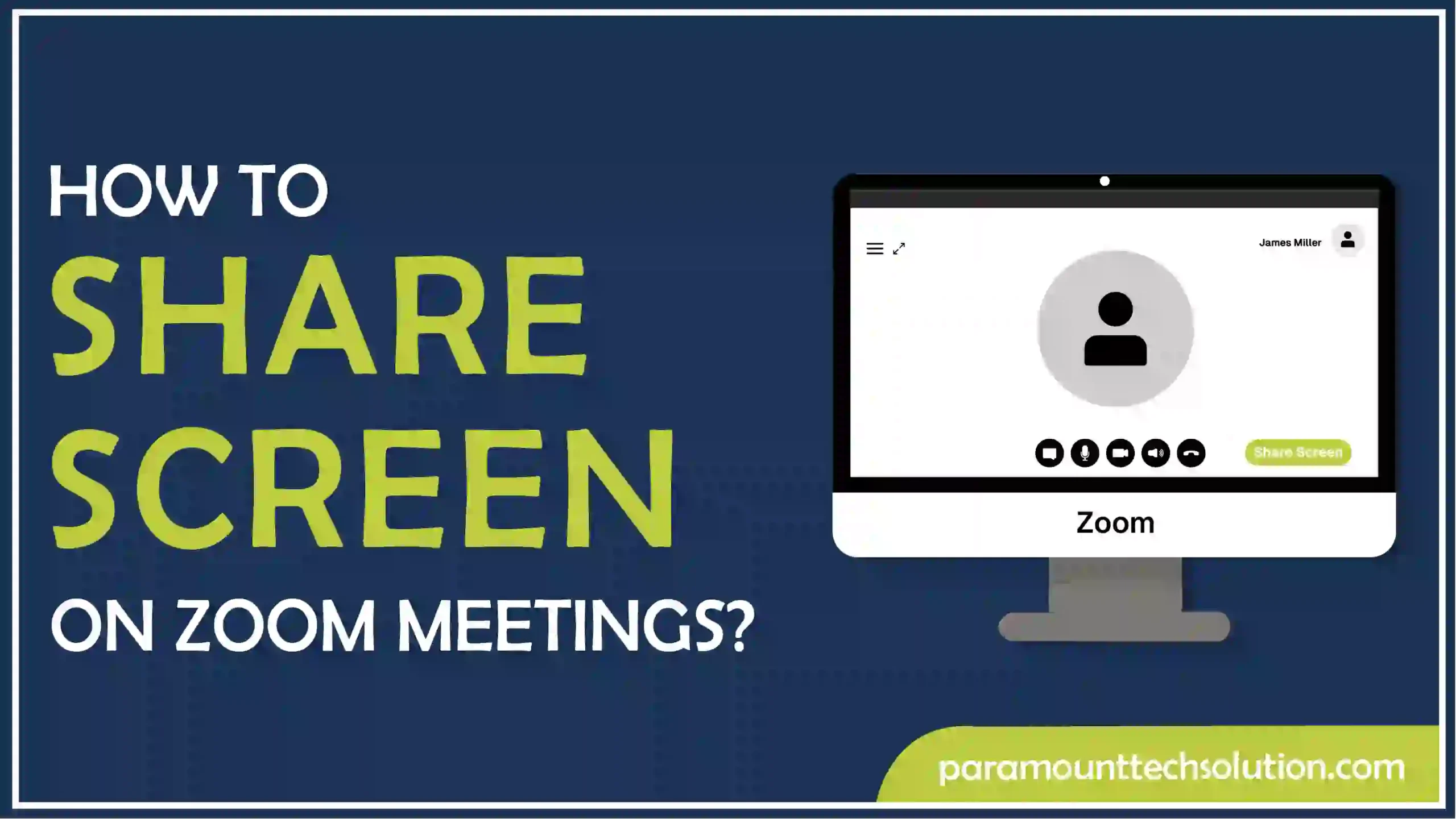 How to Share Screen on Zoom Meetings?