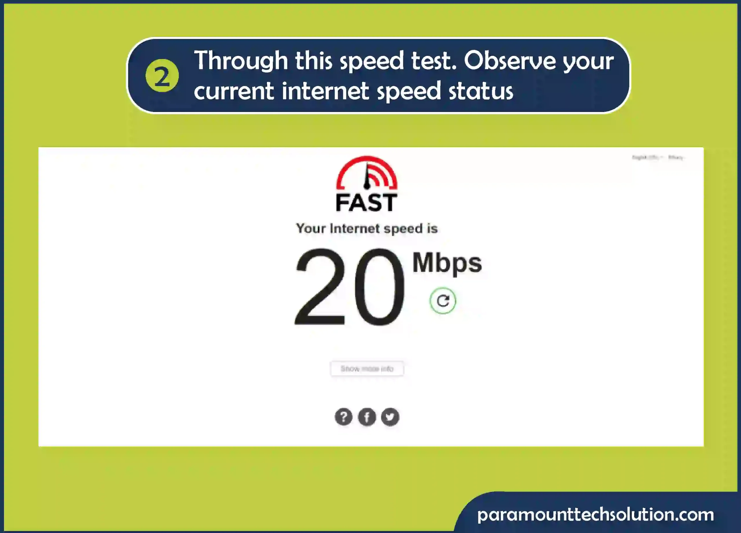 Restarting your router is a possible solution to Zoomerror code 10004. Through this speed test. Observe your current internet speed status