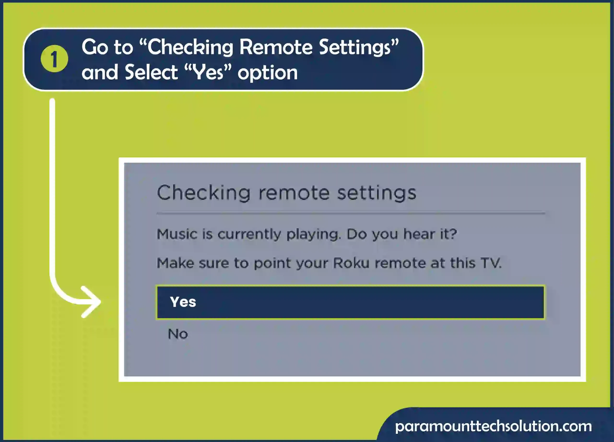 go to the setting and par device with ruku remote