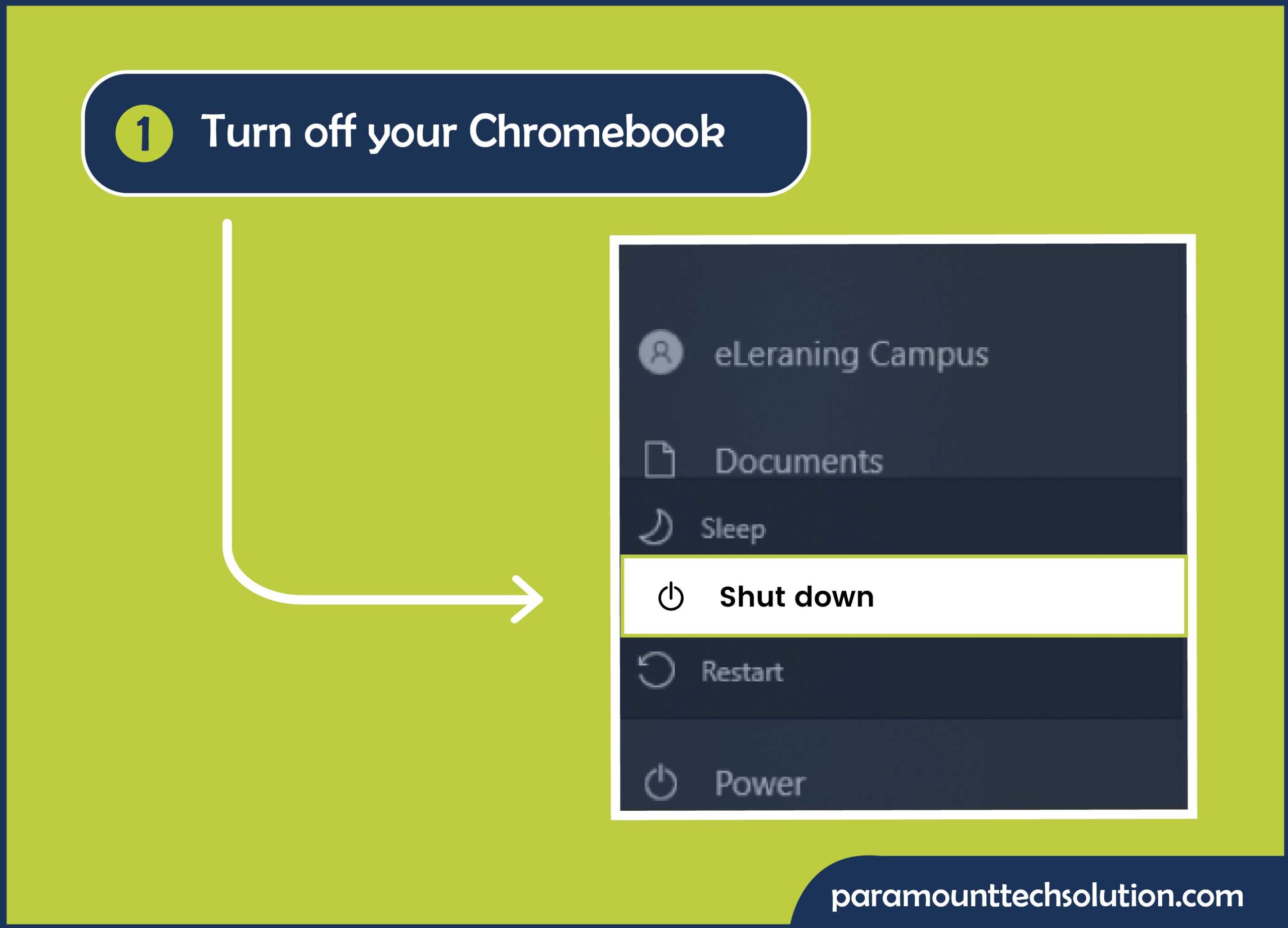 reset hard for powerwash Chromebook