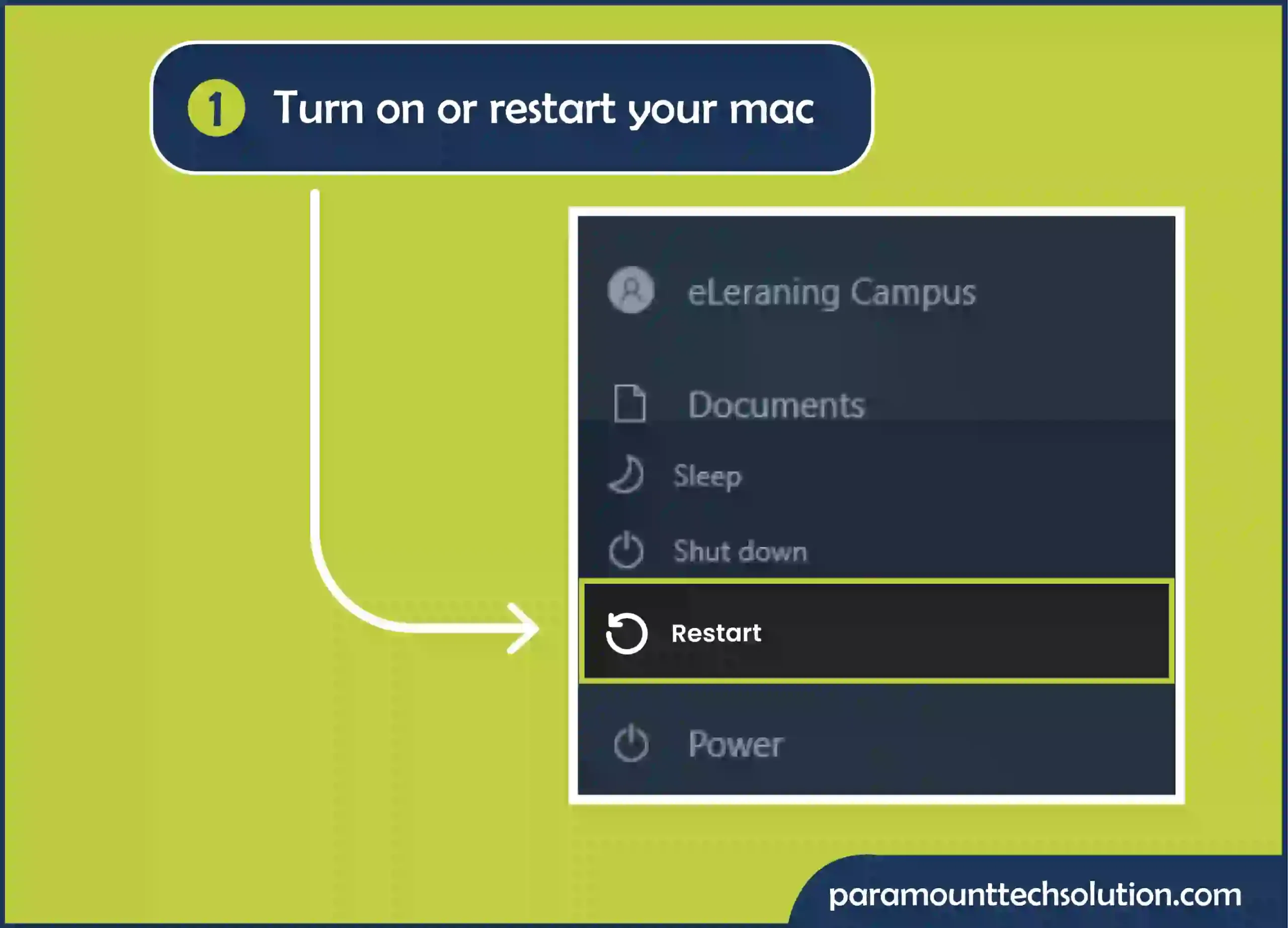 Start Mac safe mode with restart option