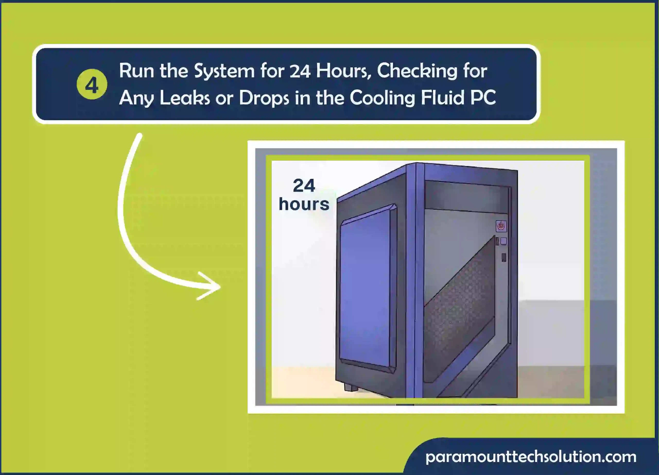 drops in the cooling fluid PC to avoid a misalignment issue